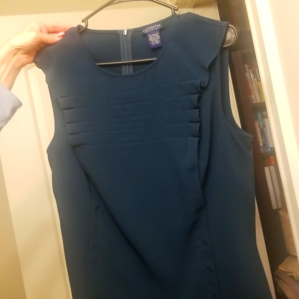 Dark teal blouse